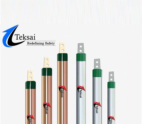 TEKSAI Copper Bonded Earth Rods - Premium Grounding Solutions with 99.9% Pure Copper