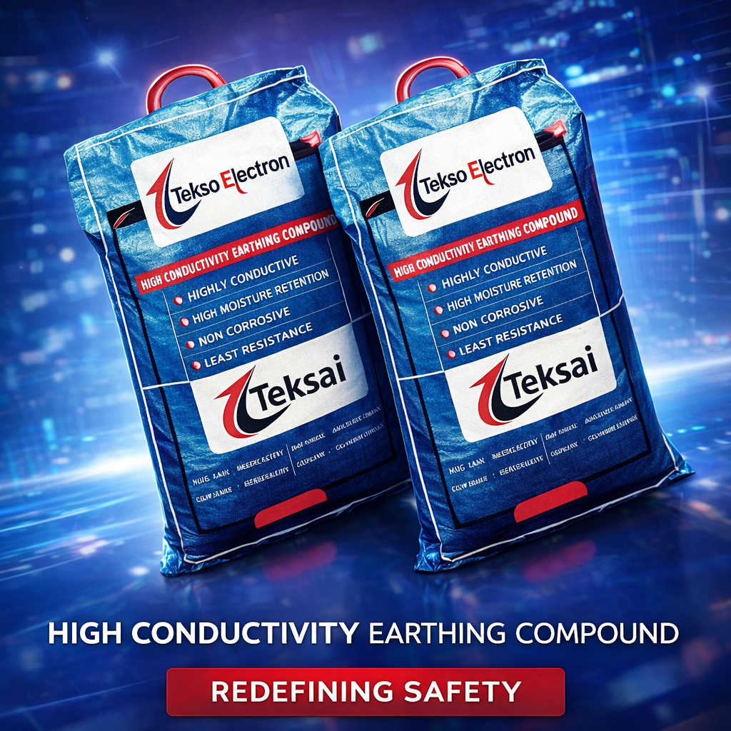 TEKSAI Earth Enhancement Compounds - LSR50, ELECTRON & Conductive Cement for Superior Soil Conductivity